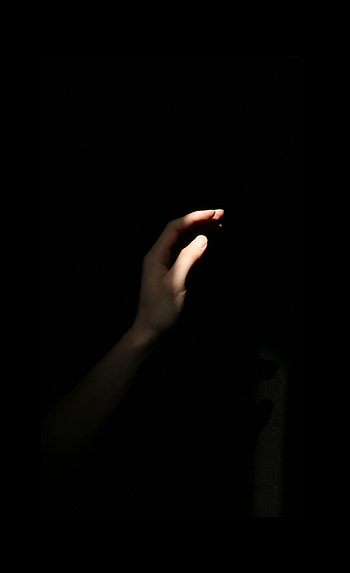 Dark, Hand, Ray HD phone wallpaper