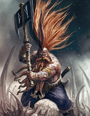 Dwarf sketch, Dwarf art, Dwarf warrior, Epic drawing HD phone wallpaper