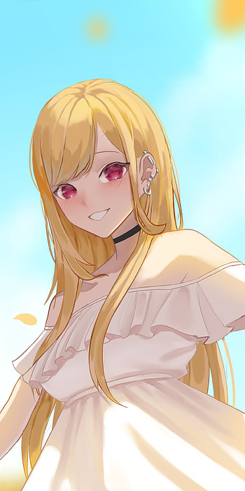 My Dress-Up Darling, My_Dress-Up_Darling, blonde, girl, kitakawa, anime, marin HD phone wallpaper