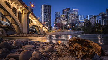 city night HD wallpaper