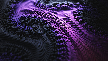 3D Black Purple Macro Surface Abstraction Abstract HD wallpaper