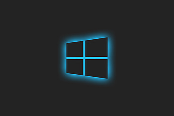 Windows Glowing Logo Blue , windows, computer, logo HD wallpaper