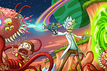Rick and Morty Smith Adventures , resolution, Exciting visuals, Memorable characters HD wallpaper
