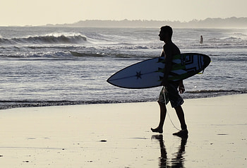 Sports, Shore, Bank, Bali, Surfer HD wallpaper