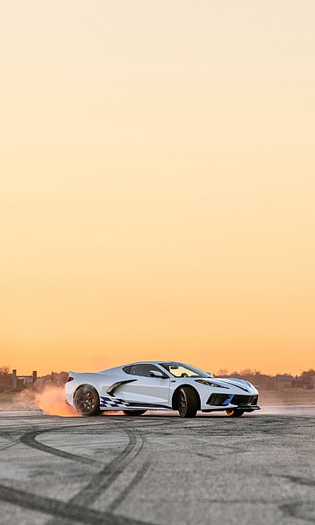 Hennessey H700 Corvette C8 Stingray, vehicle HD phone wallpaper