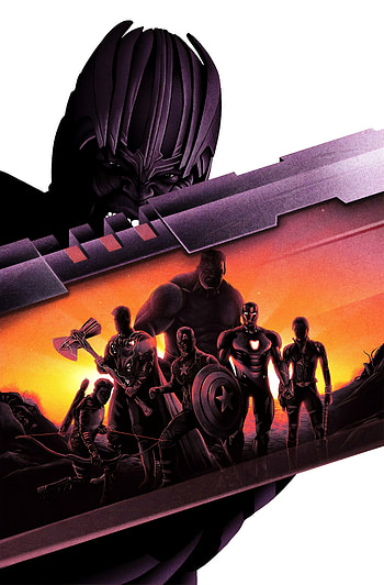 Thanos and all heroes, Marvels, Avengers: Endgame HD phone wallpaper