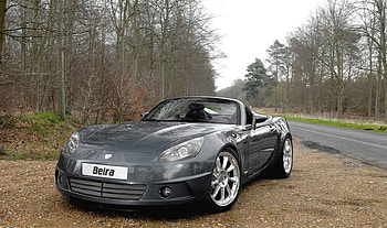 Breckland, woods, grey, car HD wallpaper