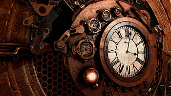 Clock, Retro vibe, Nostalgic charm, Old-fashioned timepiece HD wallpaper