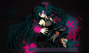 miku error, error, pink, miku hatsune HD wallpaper