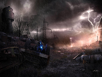 ... post apocalyptic backgrounds cave ... HD wallpaper