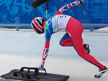 Amy Williams, Sledding HD wallpaper