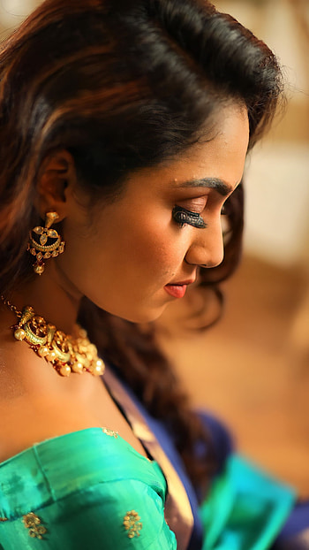 Sreethu Krishnan, malayalam actress HD phone wallpaper