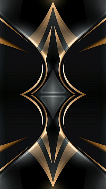 fdsslk, digital, new, shadow, neon, cool, black, bright, pattern, shade, abstract, tint, gold, orange, 3d, beautiful, amoled, material, shapes, , design, dark, shiny HD phone wallpaper