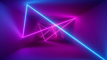 Laser Neon barrier HD wallpaper