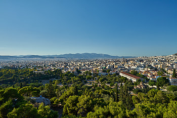 Nature, Trees, Mountains, Architecture, City, Building HD wallpaper