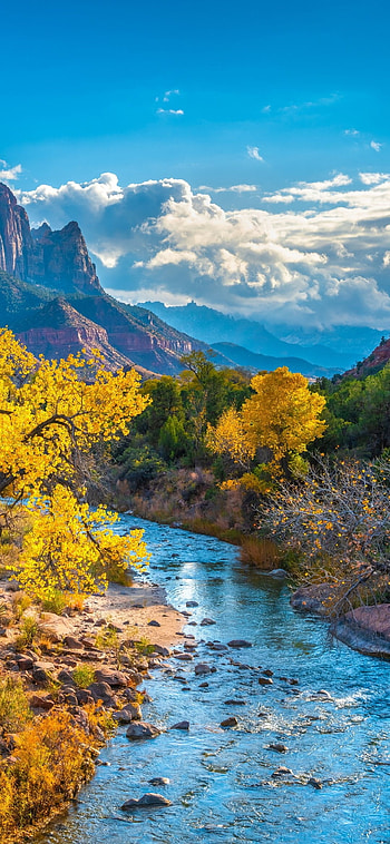 Zion National Park, Earth's treasure, Pristine wilderness, Nature's playground HD phone wallpaper