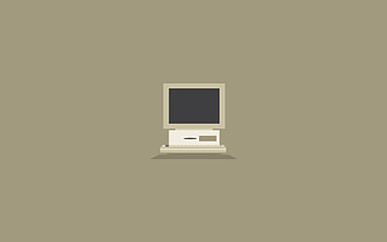 Old Computer Minimalism, computer, minimalism, old HD wallpaper