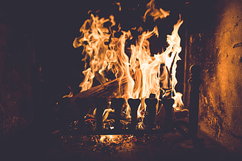 Fire, Bonfire, Miscellanea, Miscellaneous, Firewood, Fireplace HD wallpaper