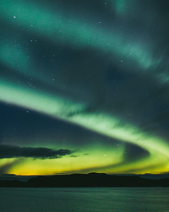 Nature, Night, Starry Sky, Northern Lights, Aurora Borealis HD phone wallpaper