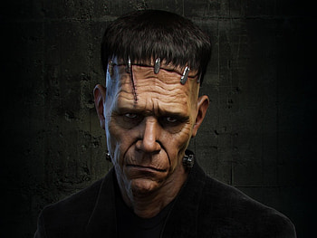 frankenstein's monster, frankenstein, , a scar, frankenstein s monster HD wallpaper