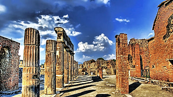 Cities, Sky, Ruin, Ruins, Column, Columns HD wallpaper