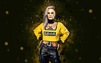 Rogue Amendiares, , yellow neon lights, Cyberpunk 2077, RPG, fan art, Cyberpunk 2077 characters, Rogue Amendiares Cyberpunk HD wallpaper