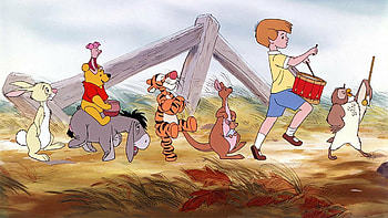 Winnie the Pooh, Animated adventure, Whimsical characters, Enchanting story HD wallpaper