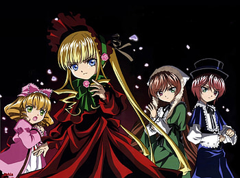 Rozen Maiden, hina ichigo, anime, shinku, souseiseki, suiseiseki HD wallpaper