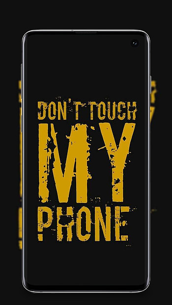 Dont Touch My live, Lock, Mobile, Warning, Screen, Aesthetic, dont touch my HD phone wallpaper