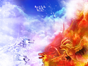 Battle in the sky, abstract, fantasy HD wallpaper