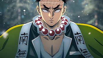 Gyomei Himejima — Stone Hashira | Kimetsu no Yaiba, Anime, Demon Slayer: Kimetsu No Yaiba, Gyomei Himejima, Demon Slayer: Kimetsu No Yaiba - The Movie: Infinity Castle HD wallpaper