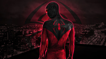 Scarlet Spiderman II, spiderman, superheroes, artist, artwork, digital-art, artstation HD wallpaper