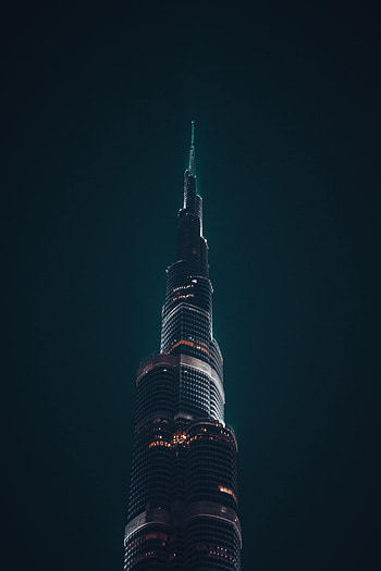 Night, Architecture, Skyscraper, Building, Dark, Tower HD phone wallpaper