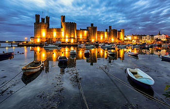 Caernarfon-Castle-Wales, Wales, , Castle, Caernarfon HD wallpaper