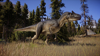 Jurassic World Evolution 2, Enclose Allosaurus, Campaign, Allosaurus HD wallpaper