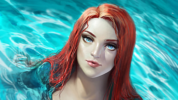 Cute Mera Art, mera, superheroes, artwork, digital-art, artstation HD wallpaper