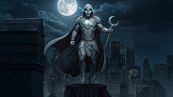 Moon Knight X Superman, moon-knight, superman, superheroes, artwork, art, digital-art, ai, deviantart HD wallpaper