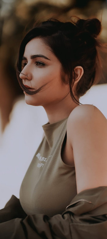 Amyaela, eye, head HD phone wallpaper