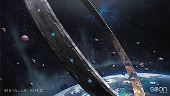 Installation 01, Halo Ring HD wallpaper