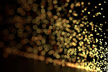 Gold Dots, Sparks , High quality, Bubbles HD wallpaper