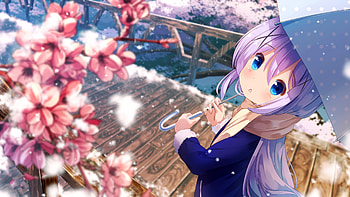 Spring Anime Giel HD wallpaper