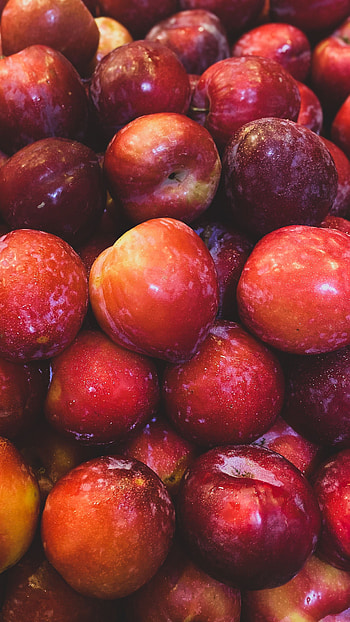 Fruits, Food, Apples, Wet HD phone wallpaper