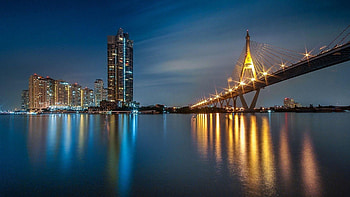Bangkok, Cityscapes, Urban metropolis, Eastern culture HD wallpaper