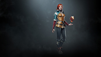 The Witcher 3: Wild Hunt (2015) - Official Steam Trading Card, Triss Merigold, video game, CD Projekt RED HD wallpaper