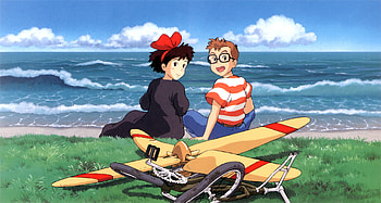 Kiki's Delivery Service, Studio Ghibli film, Miyazaki masterpiece, Coming-of-age story HD wallpaper
