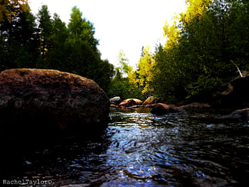 In the Water, river, water, graphy, rock HD wallpaper