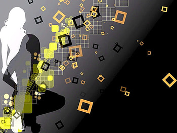Pose, lady, abstract HD wallpaper