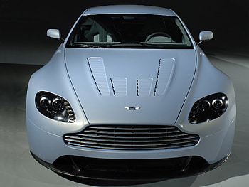 Auto, Aston Martin, Cars, Front View, Style, Blue Metallic, 2007, V12, Zagato HD wallpaper