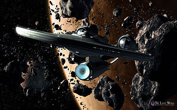 3d star trek enterprise - HD wallpaper