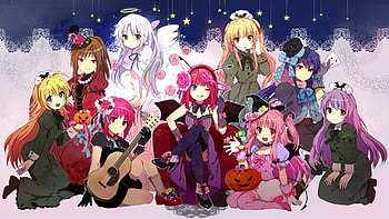 Angel Beats!, Kawaii Christmas Anime HD wallpaper